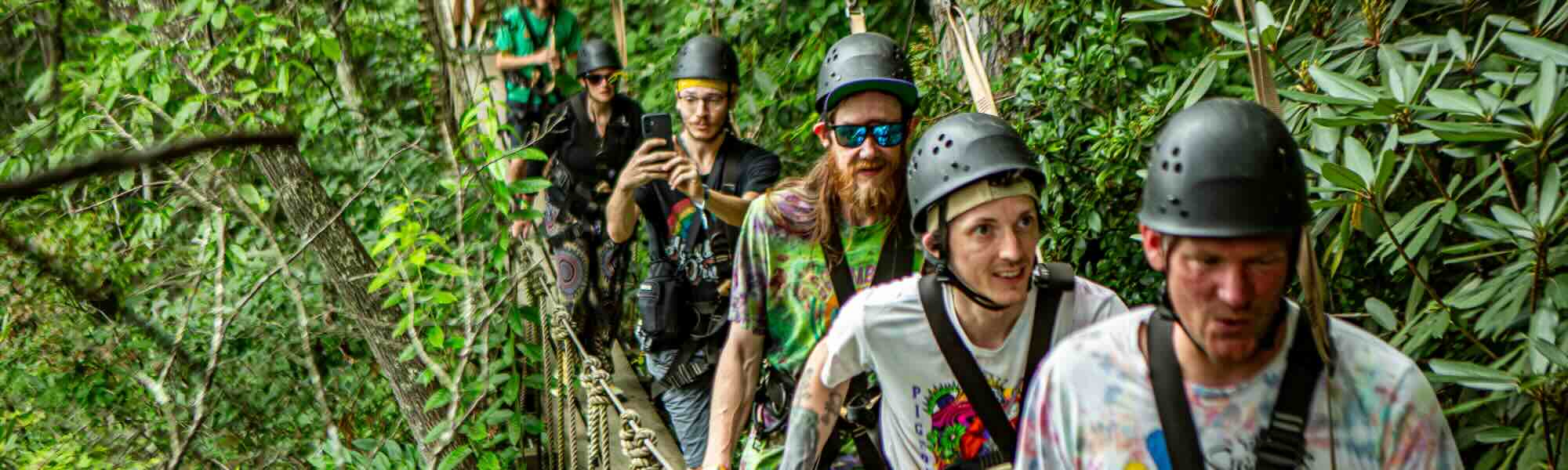 Domefest Zip Line Trip with Pigeons