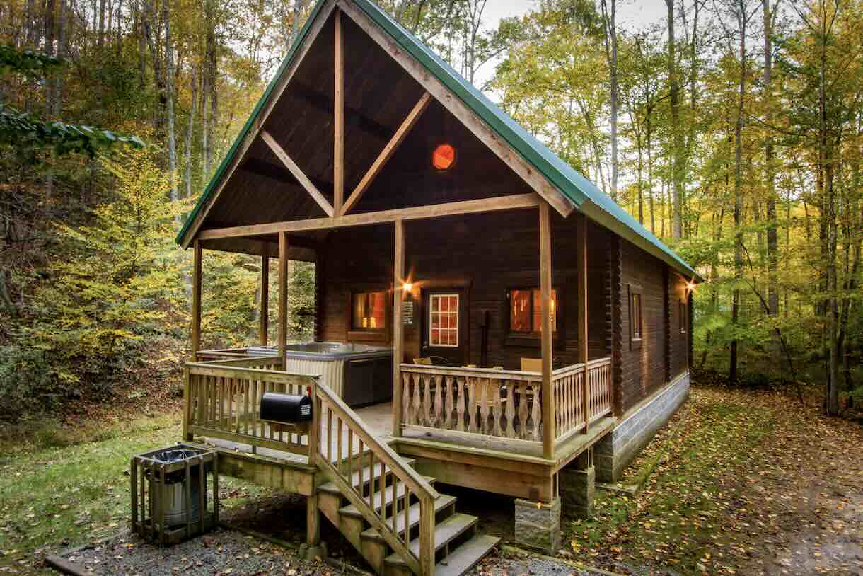 ace adventure resort cabin in the woods in the new river gorge