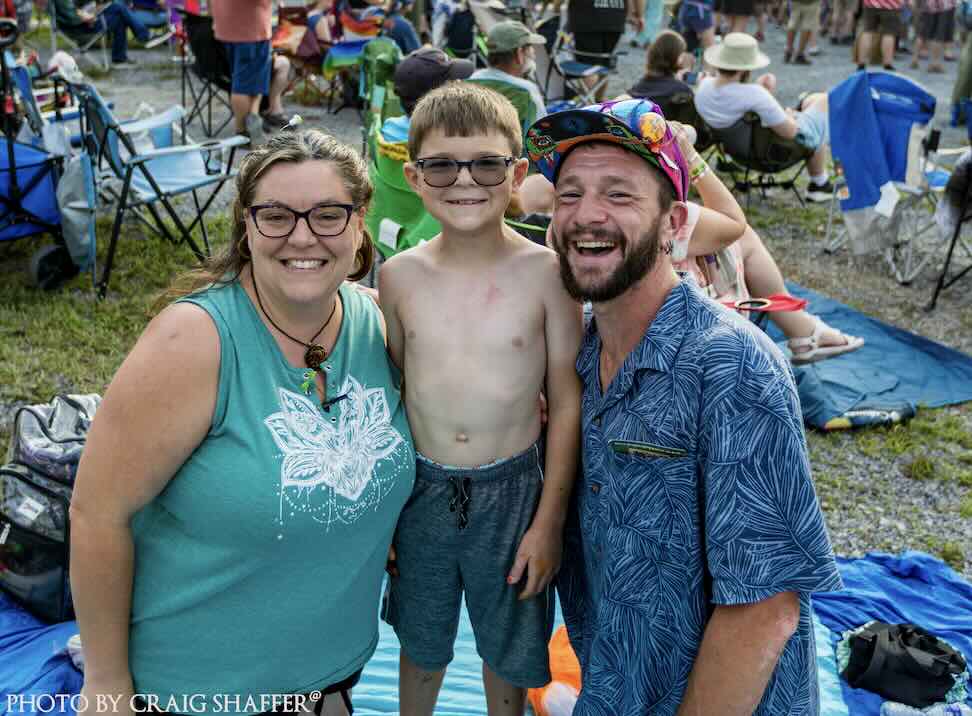 family attending domefest 2025 at ace adventure resort in the new river gorge
