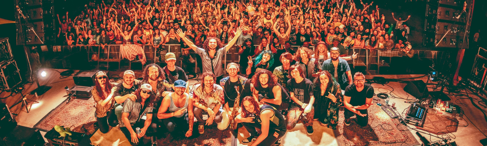 domefest all stars 2025 family photo at ace adventure resort in the new river gorge